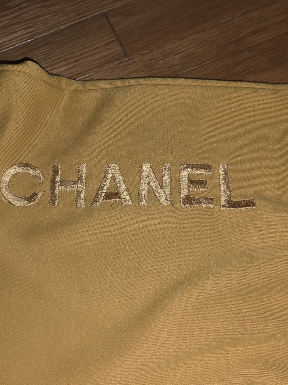 GOLD COLORED JOGGERS STRETCH WAIST CUT TO FIT LEGS MED-LARGE NO TAGS